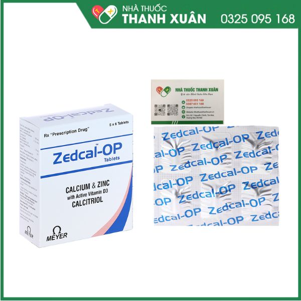 Zedcal OP Tablets thuốc điều trị loãng xương